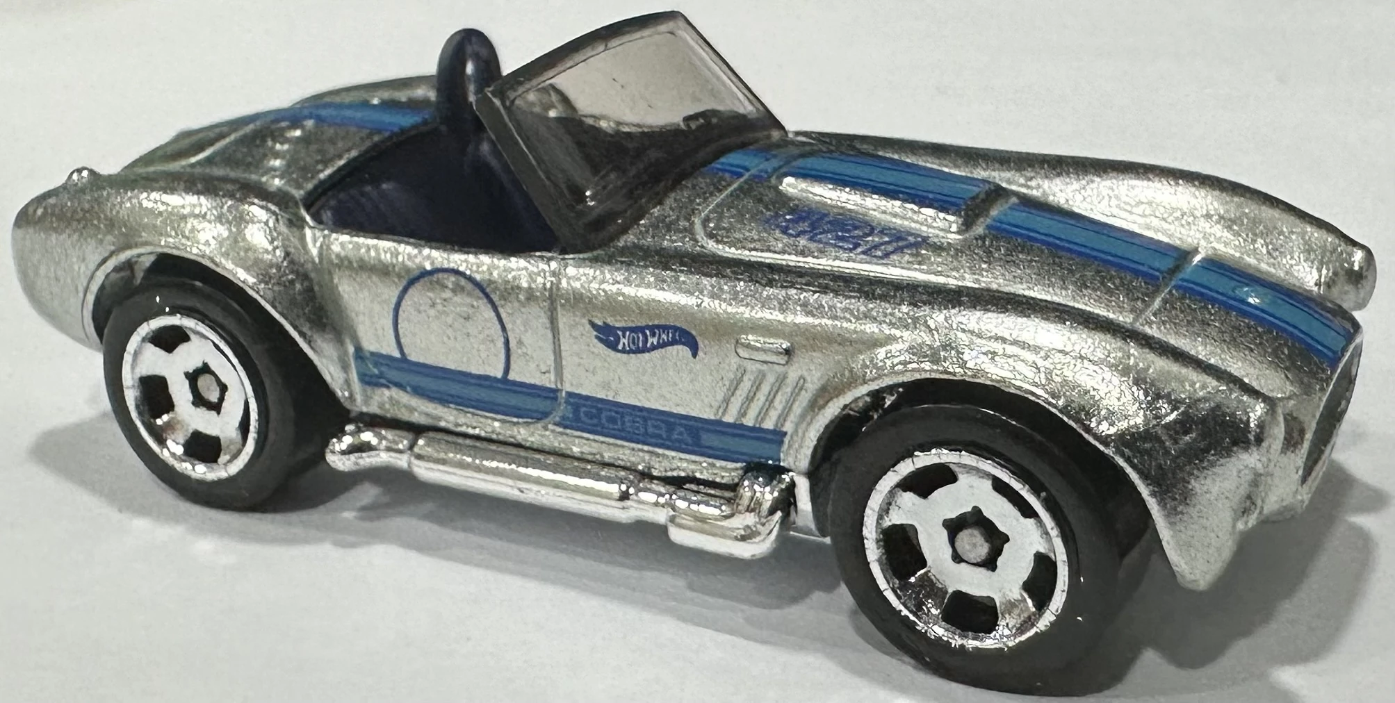 2024 Hot Wheels '15 	Shelby Cobra 427 S/C Chrome - Mainline 181/250 - Rolling Metal 1/5