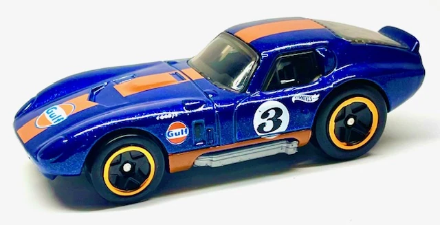 2024 Hot Wheels 			Shelby Cobra "Daytona" Coupe Blue - Mainline 122/250 - Race Day 5/10