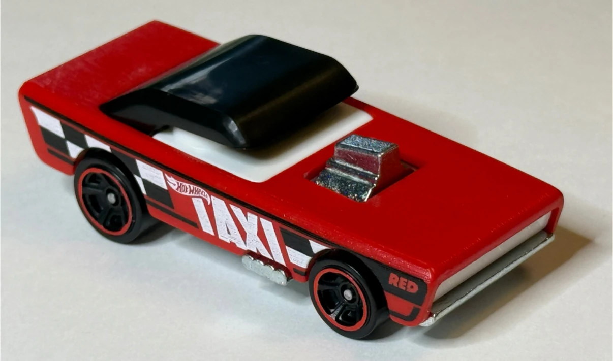 2025 Hot Wheels 								Small Bloc Red - Mainline 007/250 - Red Edition Target 3/12