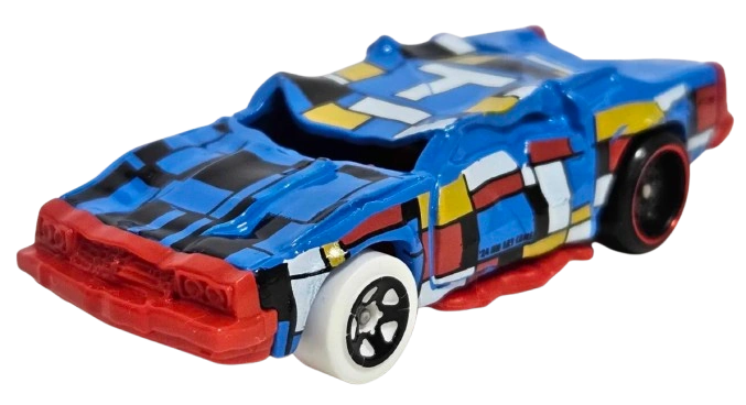 2024 Hot Wheels 		Speed Bump Blue - Mainline 163/250 - Art Cars 9/10
