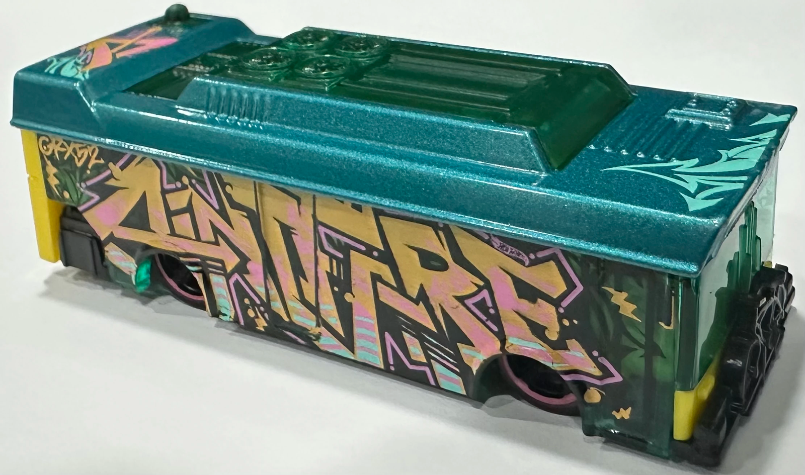 2025 Hot Wheels Ain't Fare Aqua - Mainline 088/250 - Art Cars 8/10