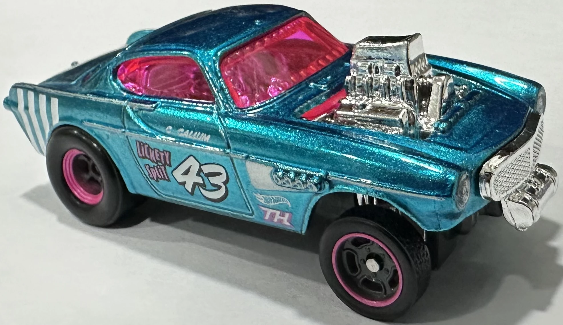2024 Hot Wheels 									Volvo P1800 Gasser Blue - Mainline 153/250 - Reverse Rake 4/5 Super Treasure Hunt