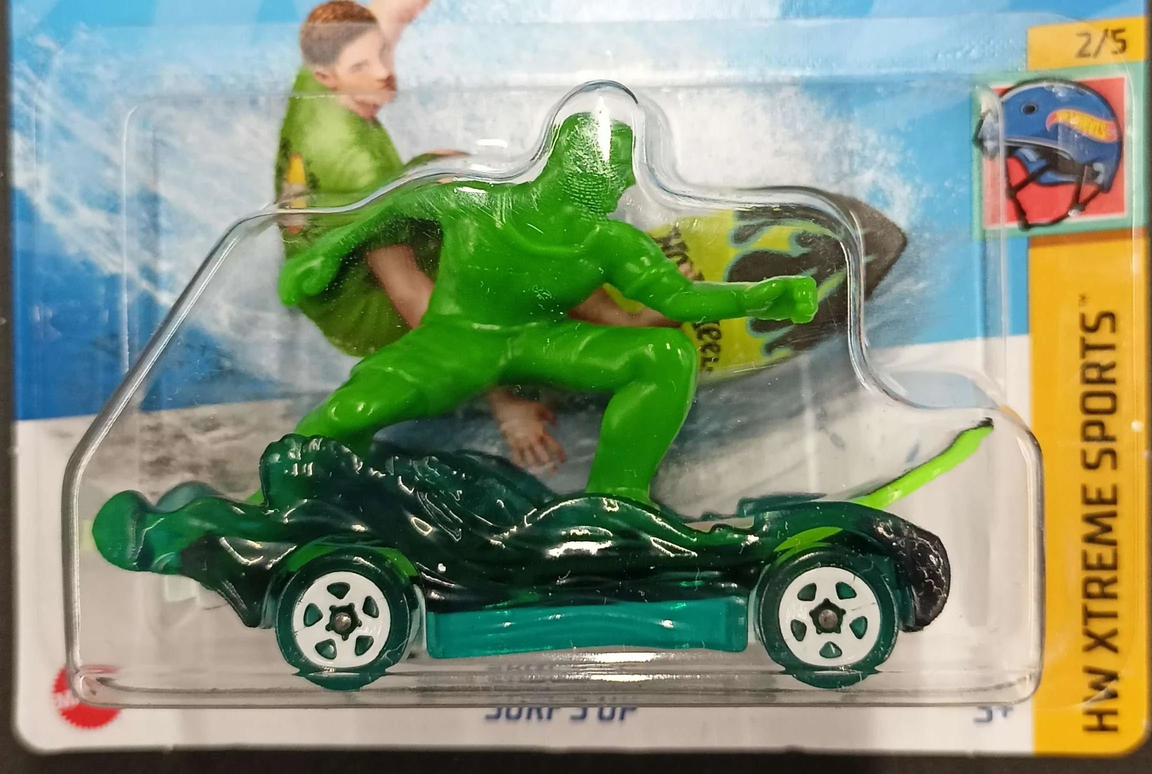 2024 Hot Wheels 					Surf's Up Green - Mainline 017/250 - Xtreme Sports 2/5