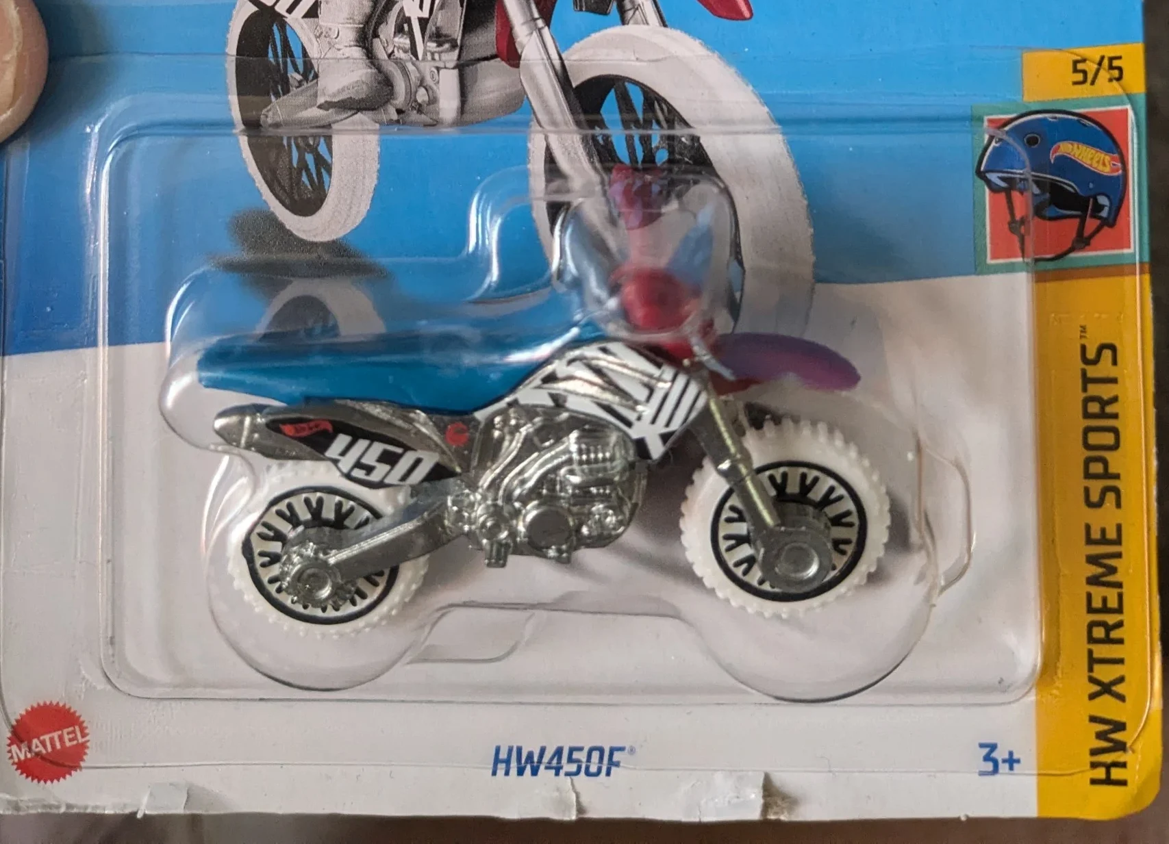 2024 Hot Wheels 						HW450F Red and Blue - Mainline 130/250 - Xtreme Sports 5/5