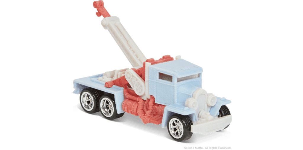 Steam Punk Truck Light Blue Resin - 2018 Hot Wheels Redline Club RLC