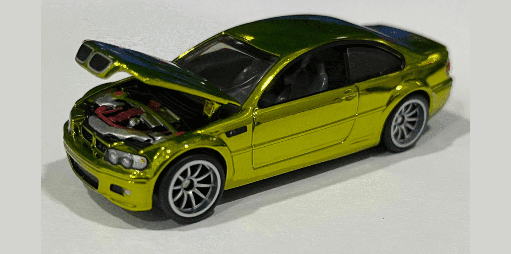 2006 BMW M3 Yellow - 2020 Hot Wheels Redline Club RLC