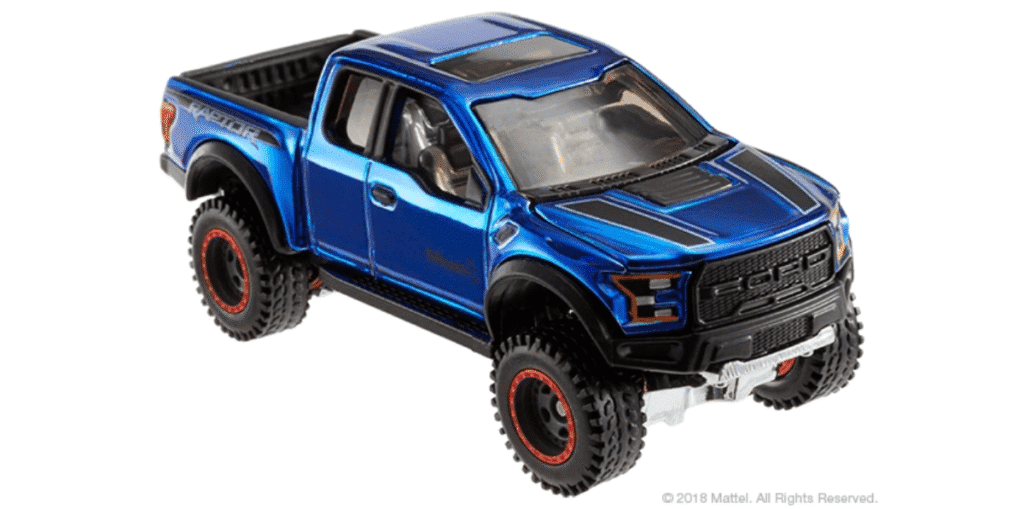 2017 Ford F-150 Raptor Race Team Blue - 2018 Hot Wheels Redline Club RLC