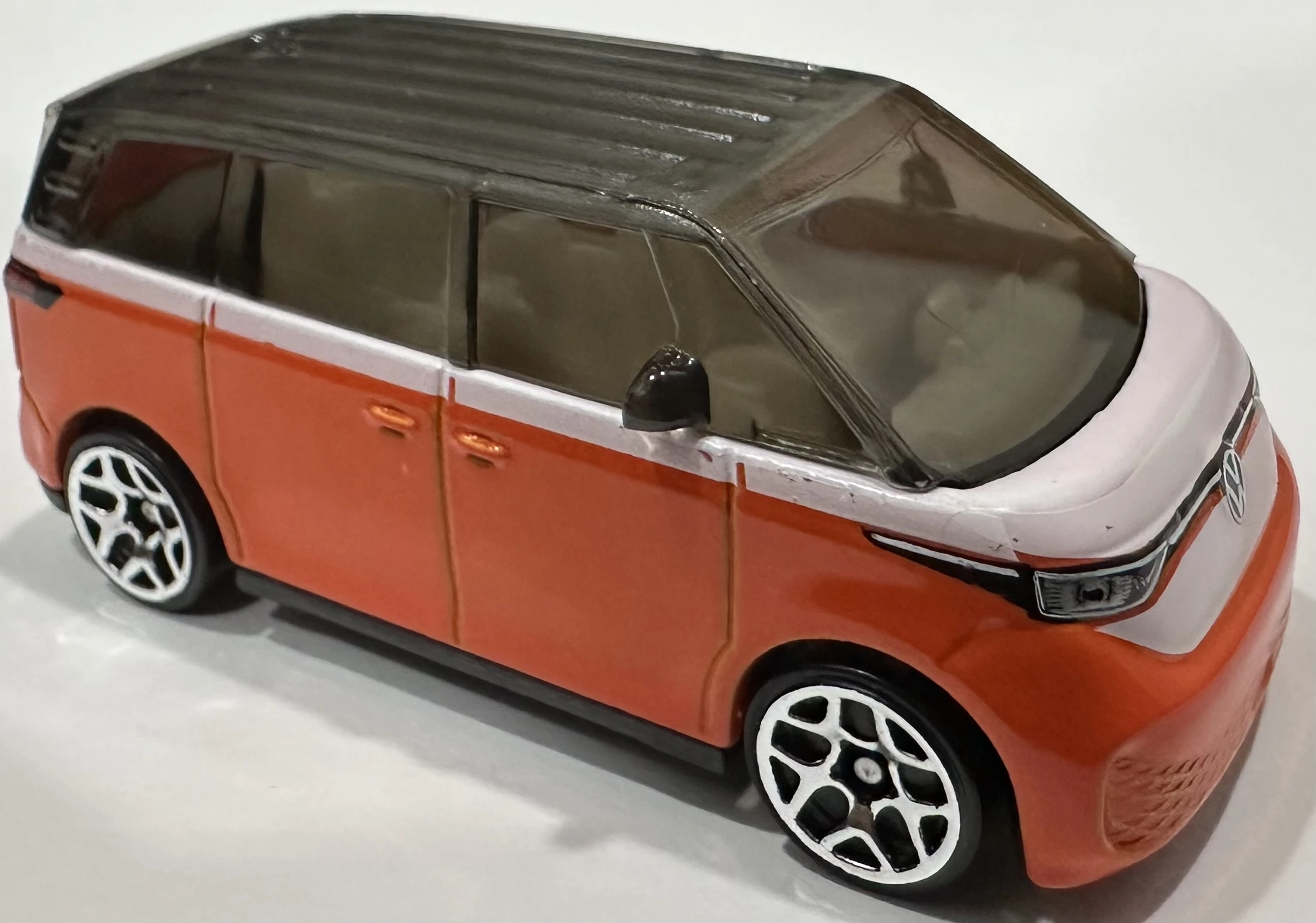 2024 Hot Wheels 		Volkswagen ID. Buzz Orange - Mainline 202/250 - Vans 2/5