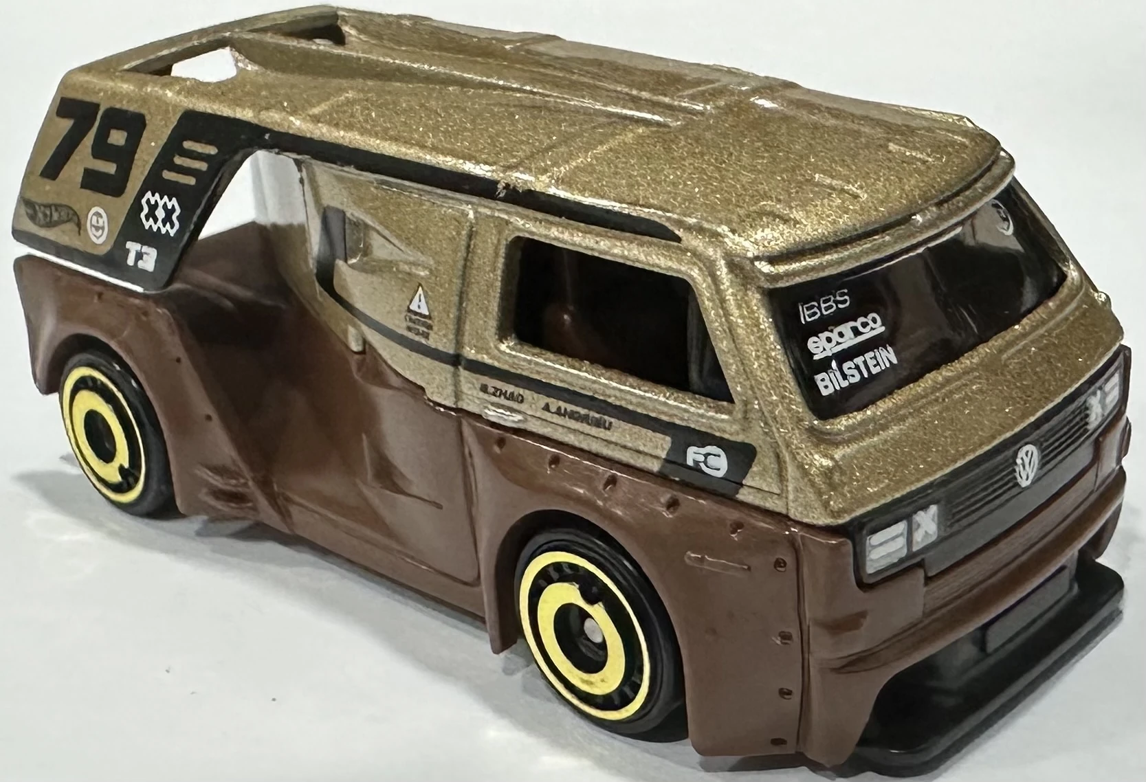 2024 Hot Wheels 			VW T3 Custom Brown - Mainline 227/250 - Vans 4/5