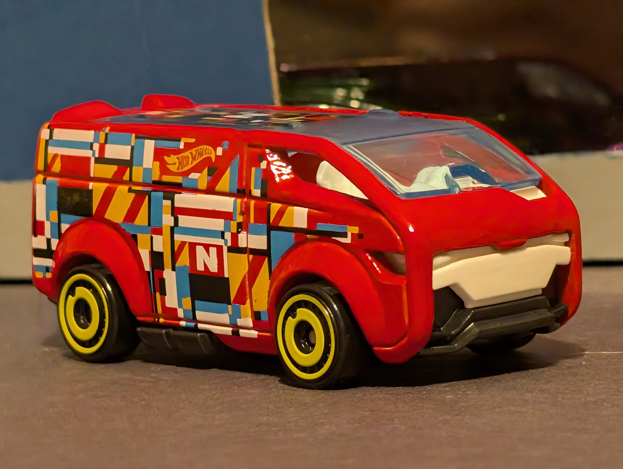 2025 Hot Wheels The Vanster Red - Mainline 035/250 - Art Cars 3/10