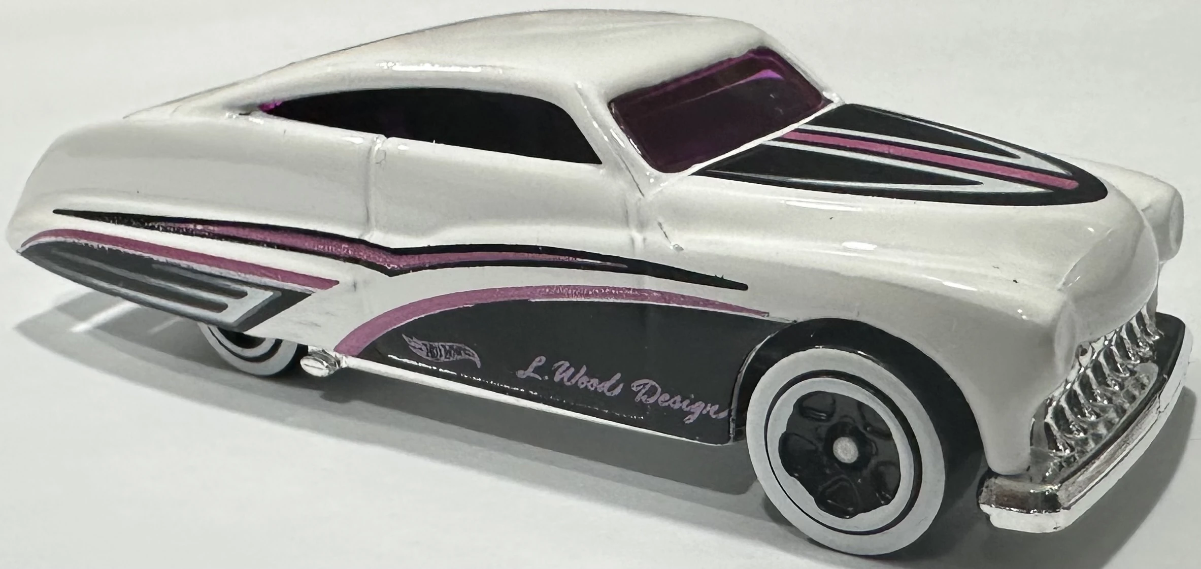 2025 Hot Wheels Purple Passion White - Mainline 005/250 - Designed By 1/5