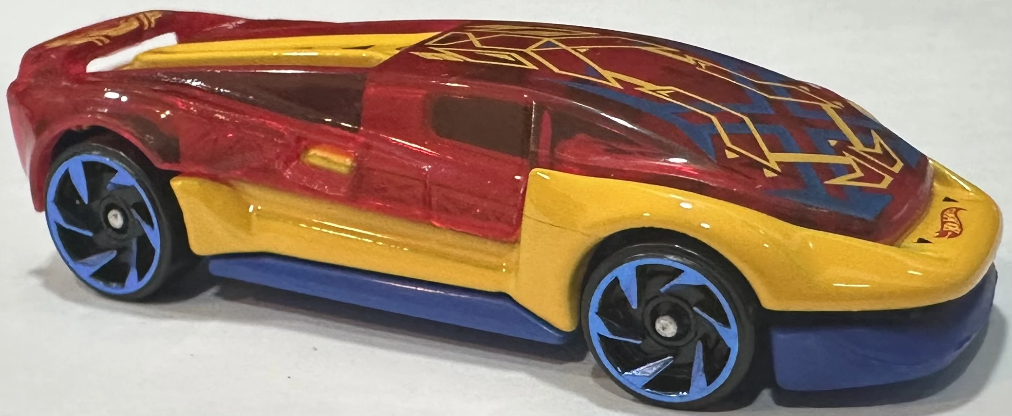 2025 Hot Wheels 																																El Viento Red & Yellow - Mainline 065/250 - X Raycers 6/10