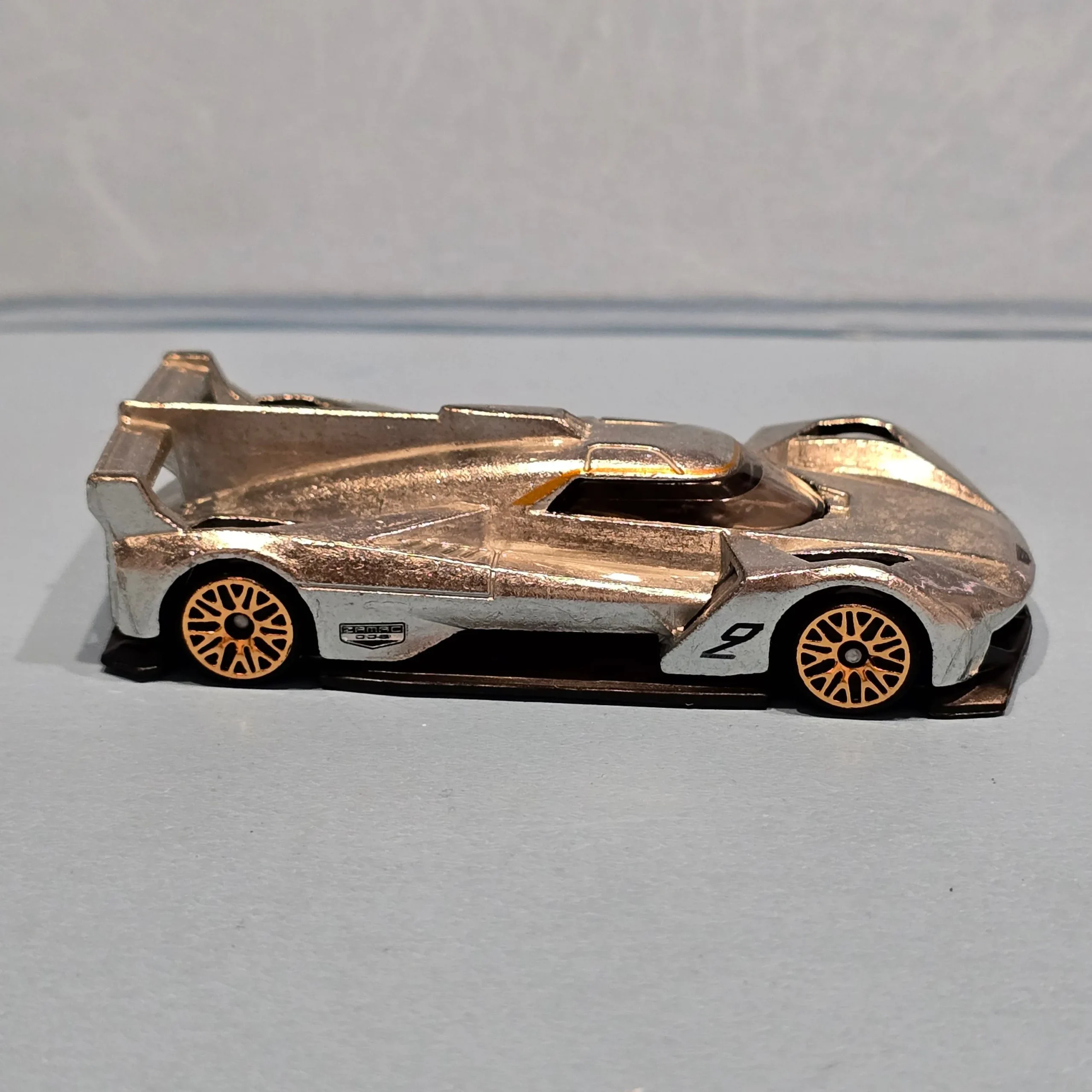 2025 Hot Wheels 					Cadillac Project GTP Hypercar Chrome - Mainline 099/250 - Exotics 1/5