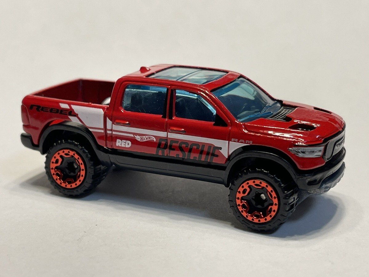 2025 Hot Wheels 									2020 Ram 1500 Rebel Red - Mainline 039/250 - Red Edition Target 5/12