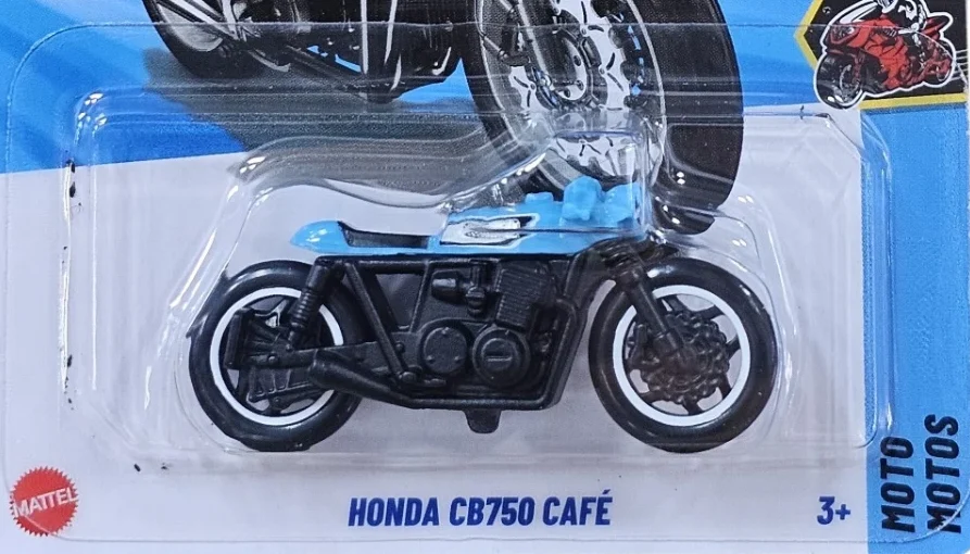 2025 Hot Wheels Honda CB750 Café Blue - Mainline 150/250 - Metro 1/5