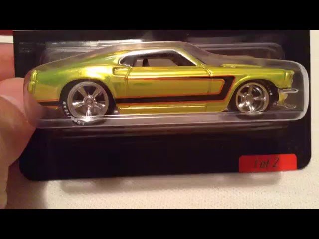 1969 Ford Mustang Yellow - 2013 Hot Wheels Redline Club RLC