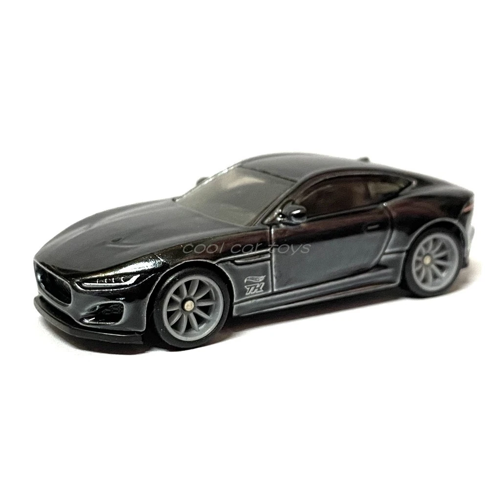 2022 Hot Wheels Super Treasure Hunt 2020 Jaguar F-Type Black - Mainline 158/250 HW Turbo 10/10