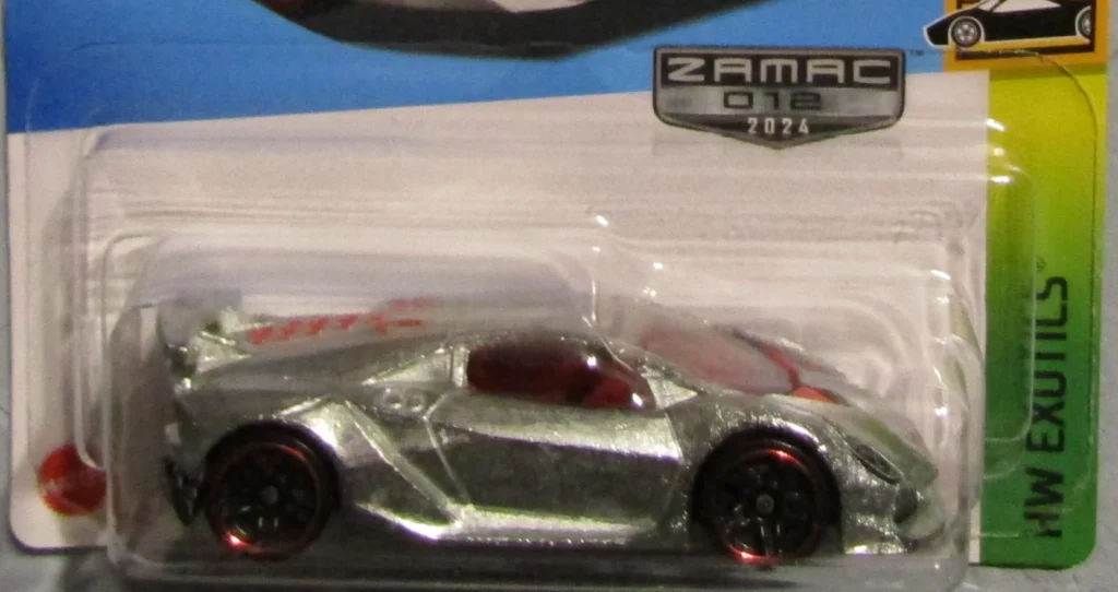 2024 Hot Wheels Lamborguini Sesto Elemento Zamac Chrome - Mainline 204/250 - 4/10 Exotics