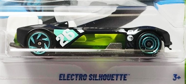 2026 Hot Wheels Treasure Hunt - Electro Silhouette Black Mainline 058/250 HW EV 5/10