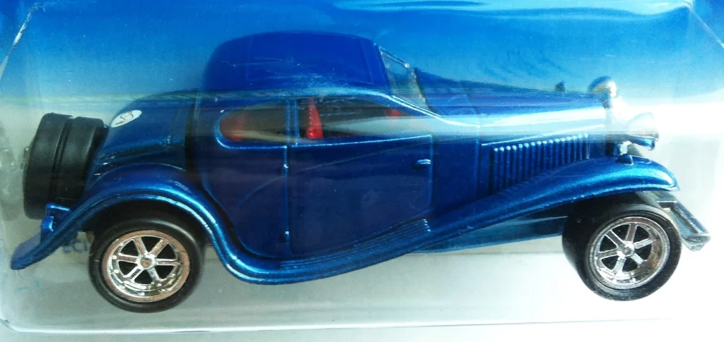1996 Hot Wheel Treasure Hunt - '37 Bugatti Blue 12/12