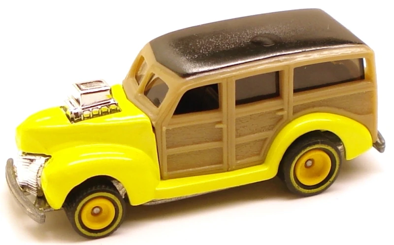 1996 Hot Wheel Treasure Hunt - '40's Woodie Yellow