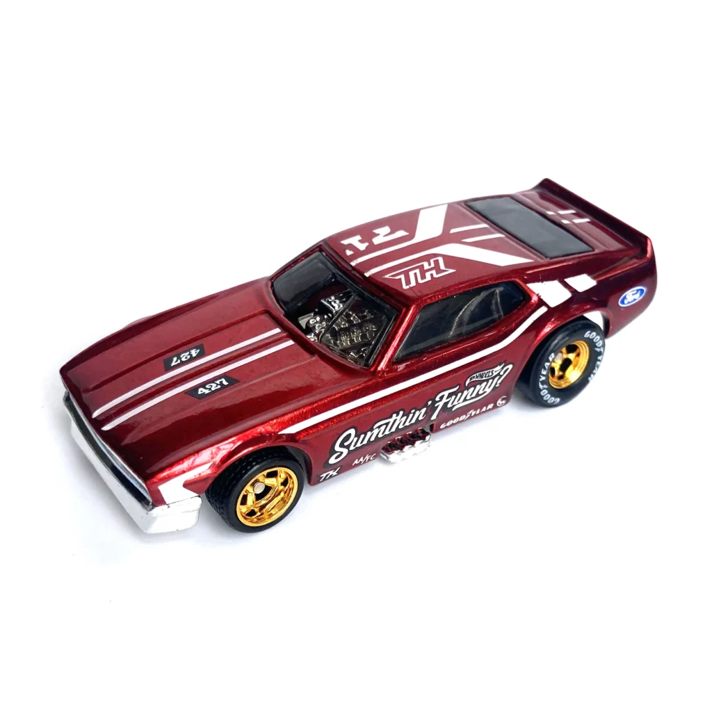 2025 Hot Wheels Super Treasure Hunt - '71 Mustang Funny Car Red