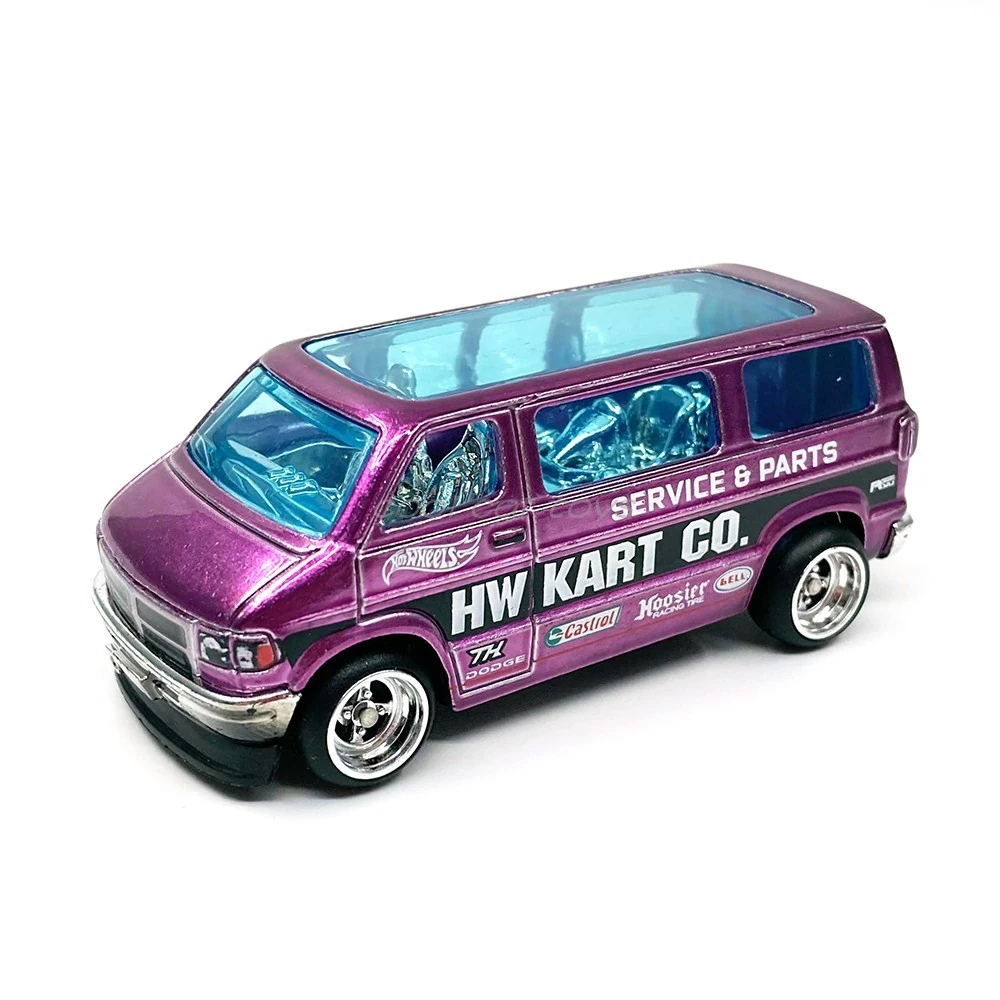 2022 Hot Wheels Super Treasure Hunt Dodge Van Lilac - Mainline 055/250 HW Metro 6/10