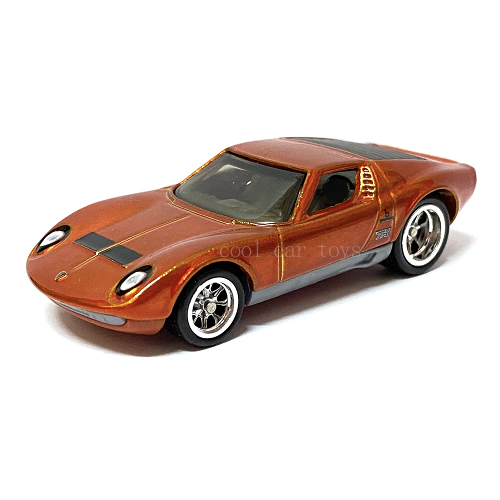 2022 Hot Wheels Super Treasure Hunt '71 Lamborghini Miura SV Orange - Mainline 202/250 HW Exotics 5/10