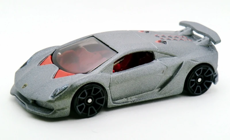 2014 Hot Wheels Lamborguini Sesto Elemento Dark Gray - Mainline: 039/250 HW City Speed Team
