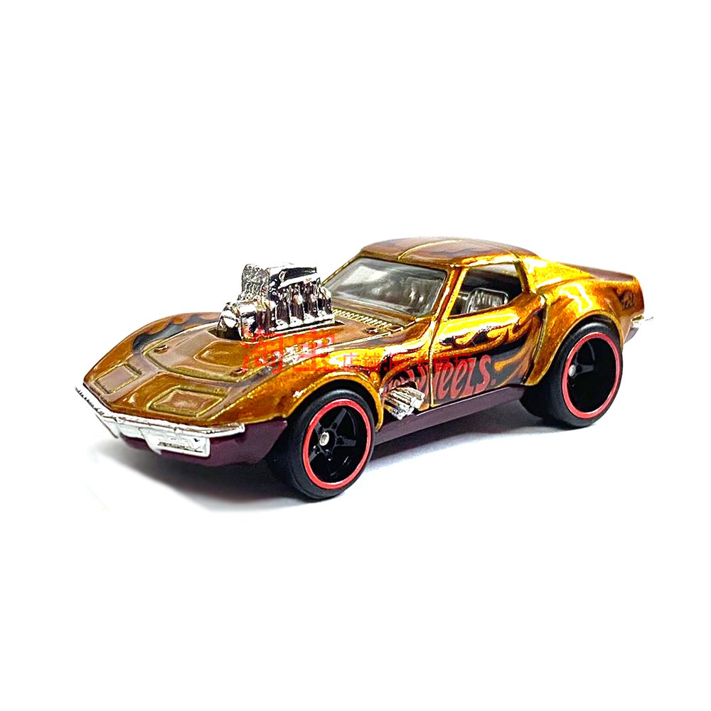 2023 Hot Wheels '68 Corvette - Gas Monkey Garage Gold - Mainline 139/250 HW Dream Garage 5/5