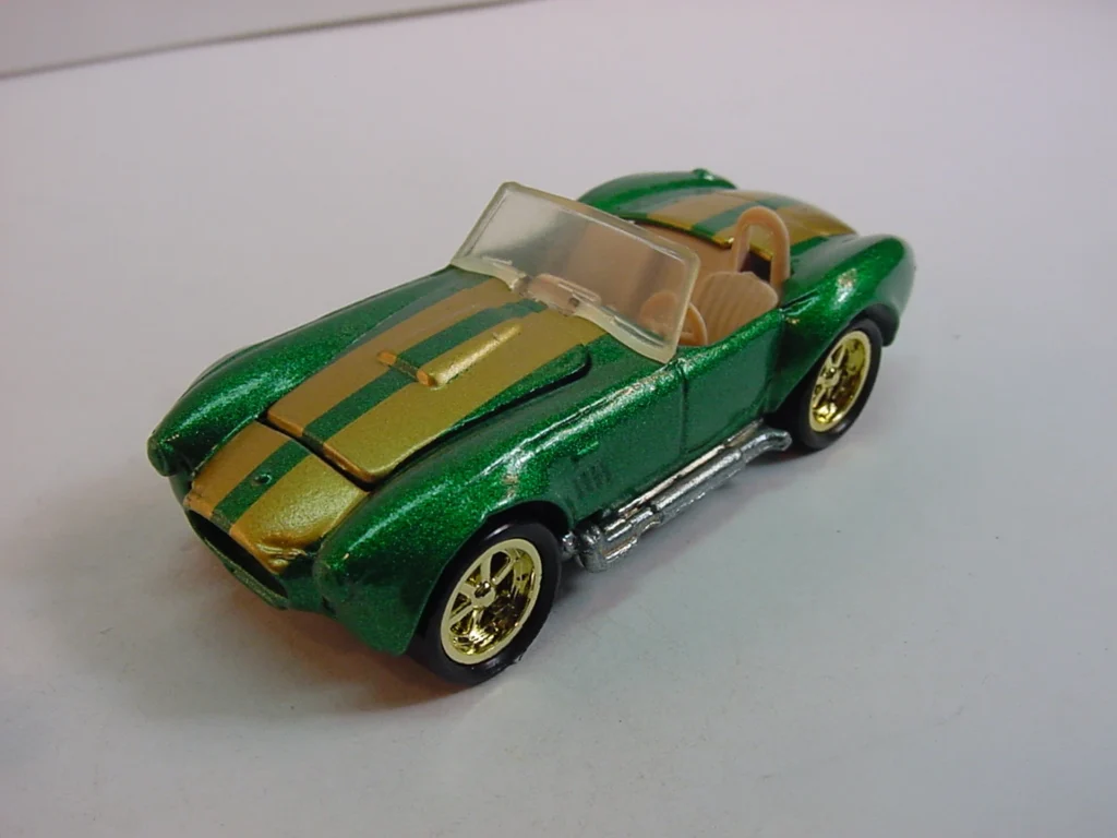 1995 Hot Wheels Treasure Classic Cobra Green 11/12