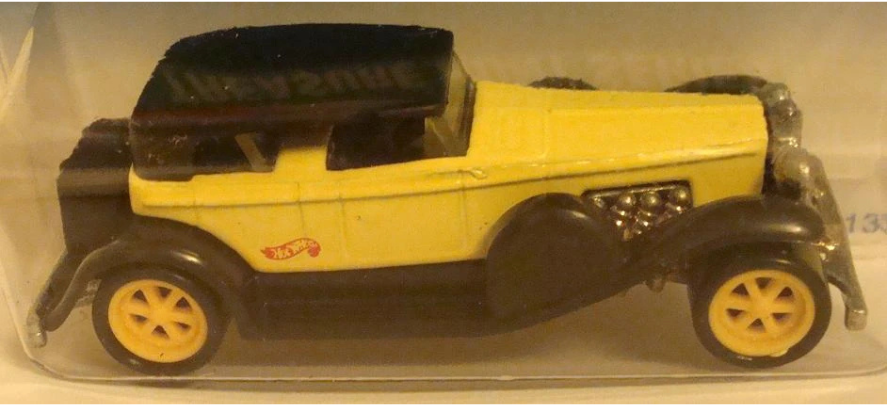 1995 Hot Wheels Treasure '31 Doozie Yellow 12/12
