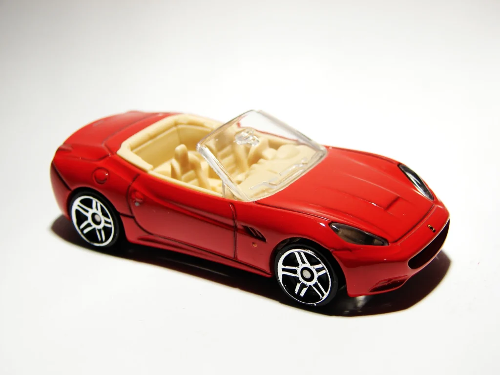 2009 Hot Wheels Ferrari California Red - Mainline 038/190 New Models 38/42