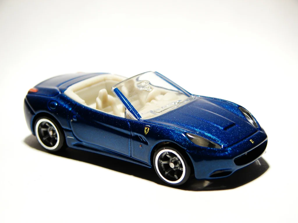 2010 Hot Wheels Ferrari California Blue Premium Speed Machine