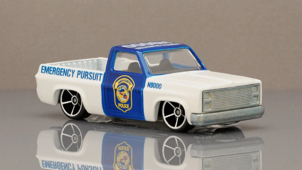 2009 Hot Wheels Premium '83 Chevy Silverado Cop Rods 8/26