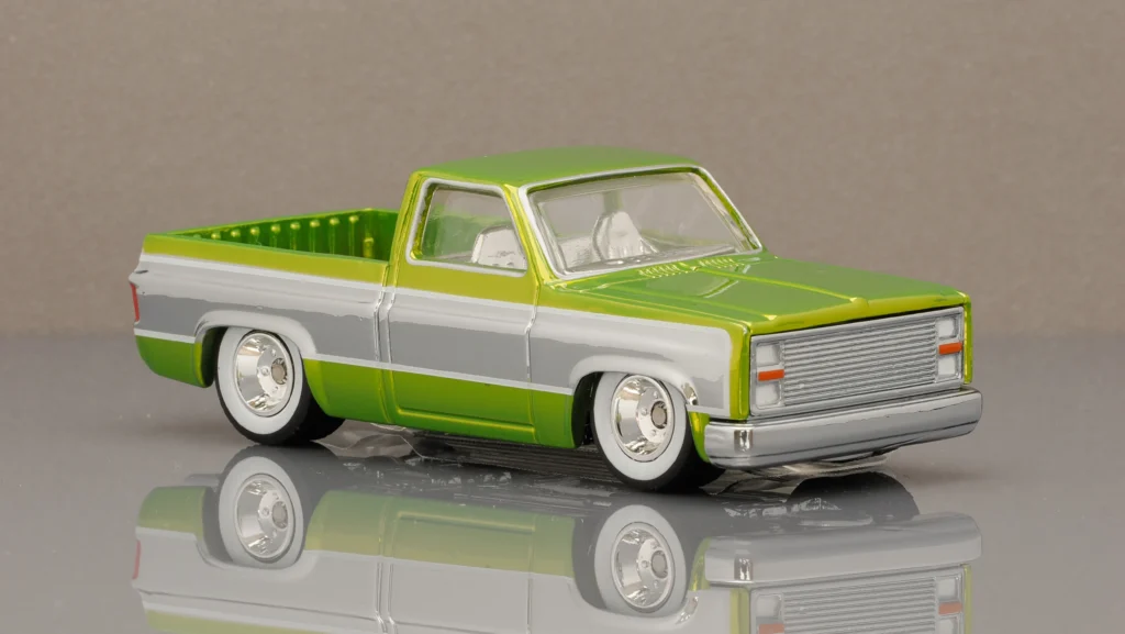 2009 Hot Wheels Premium '83 Chevy Silverado Collectors Serie 8 Real Riders 6/6 Light Green