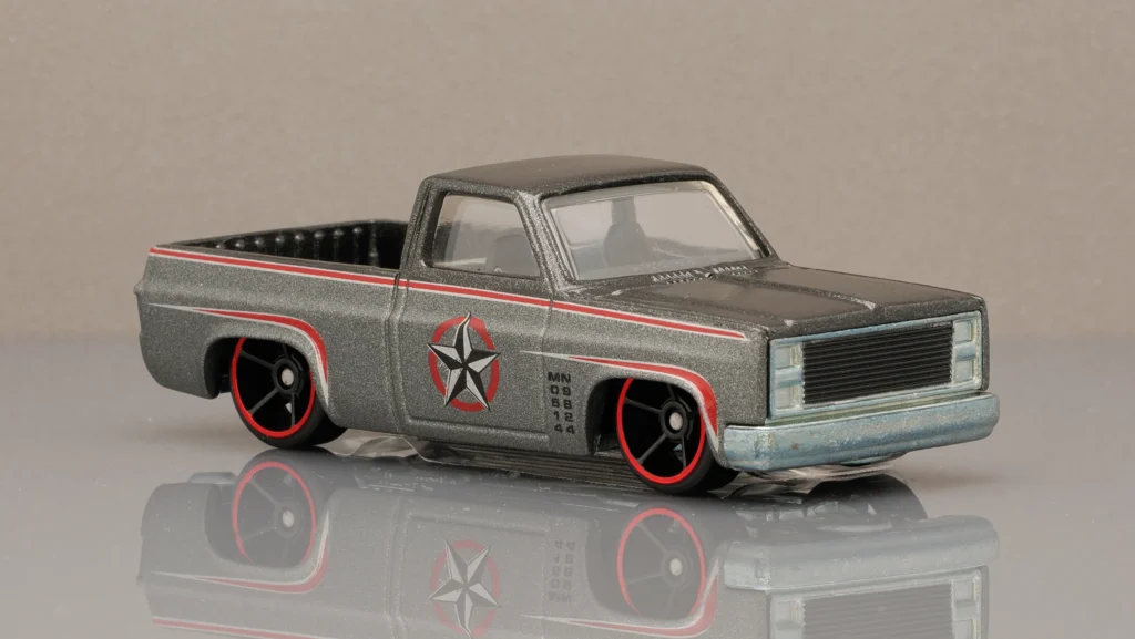 2009 Hot Wheels Premium '83 Chevy Silverado Military Rods 25/26 Gray