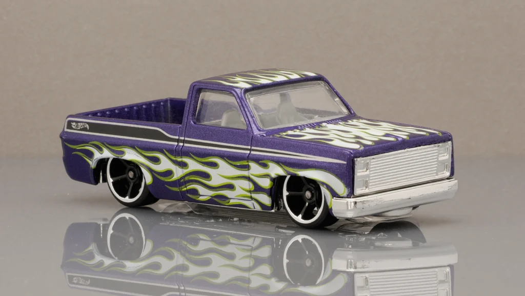 2013 Hot Wheels Mainline 166/250 '83 Chevy Silverado HW Showroom: HW Hot Trucks Purple