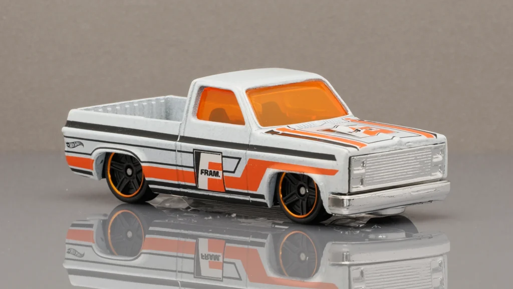 2015 Hot Wheels Mainline 016/250 '83 Chevy Silverado HW City: HW Performance White