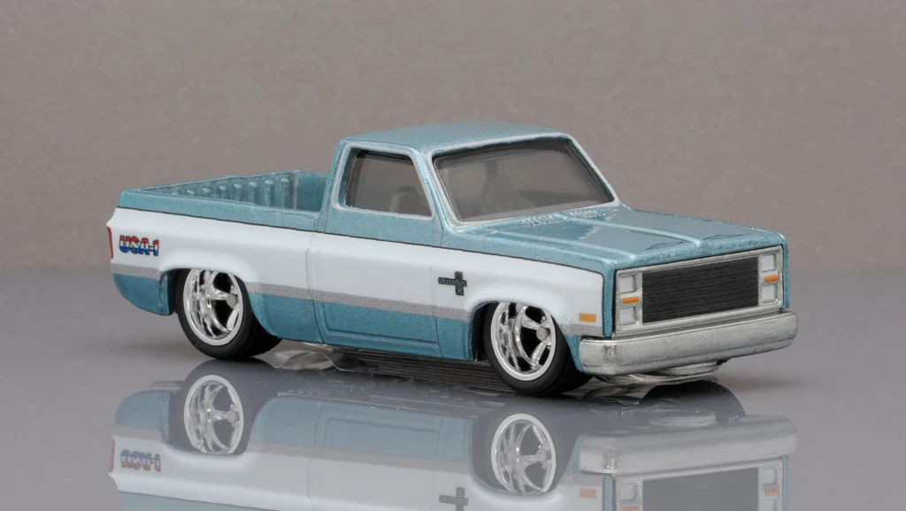 2022 Hot Wheels Premium '83 Chevy Silverado 36th Annual Hot Wheels Collectors Convention 1/3