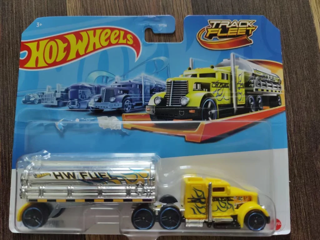 2024 Hot Wheels Track Fleet - Fuel and Fire Yellow