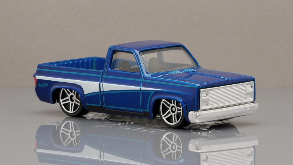 2024 Hot Wheels Mainline 114/250 '83 Chevy Silverado Then and Now 9/10 Blue