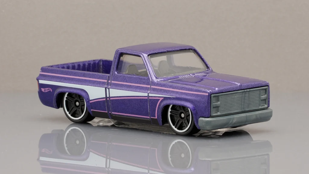 2024 Hot Wheels Mainline 114/250 '83 Chevy Silverado Then and Now 9/10 Purple