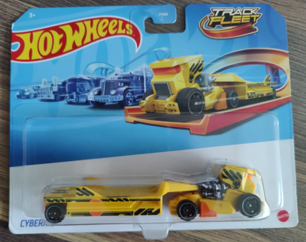 2024 Hot Wheels Track Fleet - Cyberrig Yellow