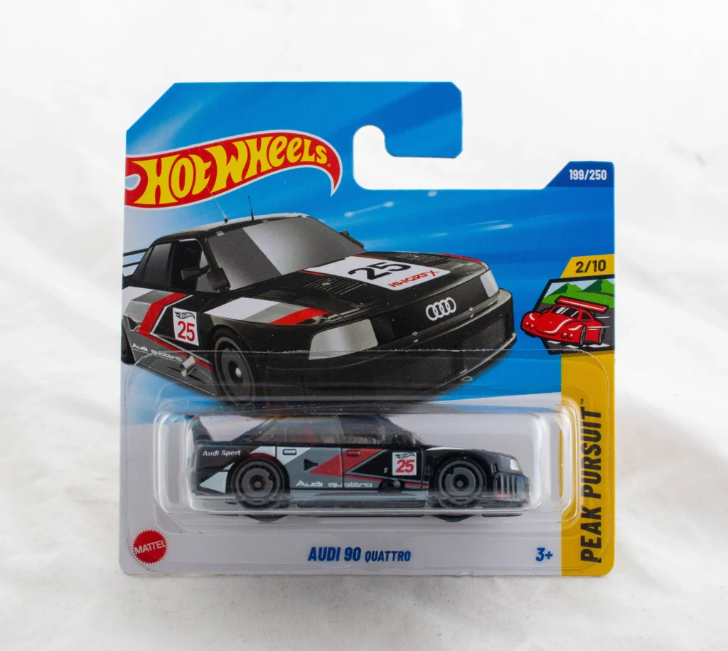 2025 Hot Wheels Audi 90 Quattro Black - Mainline 199/250 Peak Pursuit 2/10