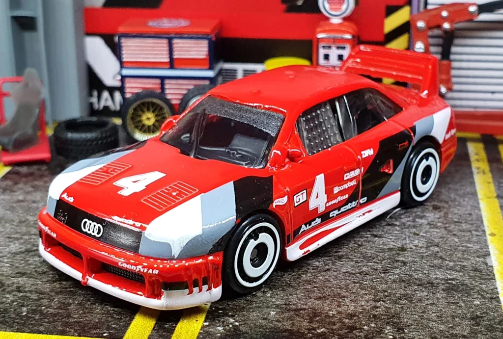 2023 Hot Wheels Audi 90 Quattro Red - Mainline 077/250 Retro Racers 6/10