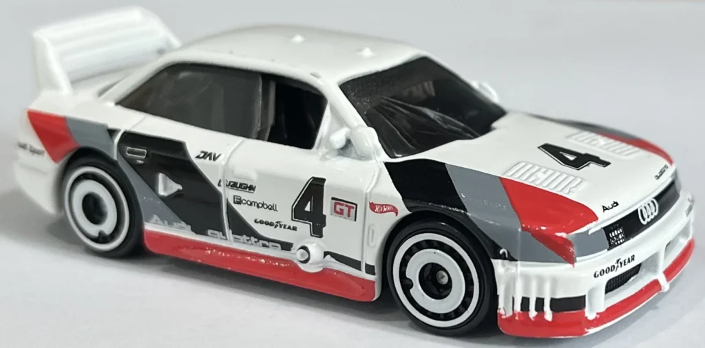 2023 Hot Wheels Audi 90 Quattro White - Mainline 077/250 Retro Racers 6/10