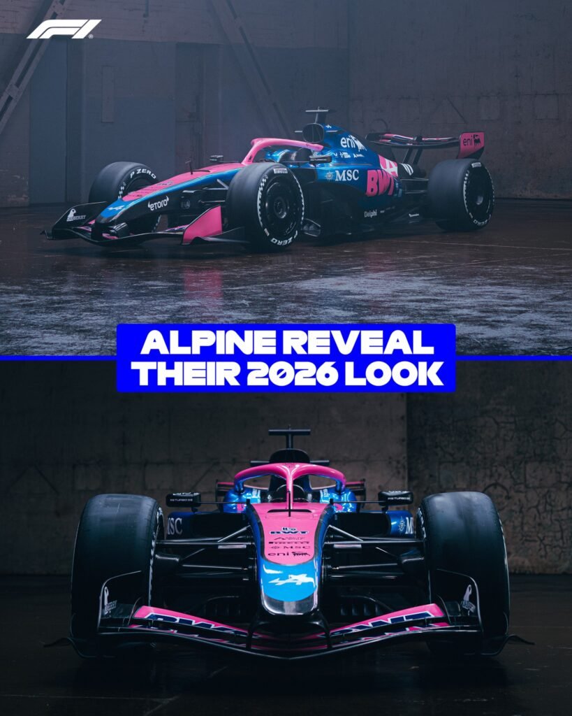 BWT Alpine F1 Team 2026 Livery 1/8