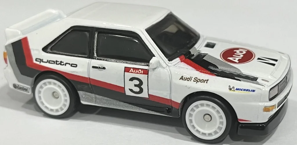 2023 Hot Wheels Premium Car Culture Track Day Collector Set '84 Audi Sport Quattro White