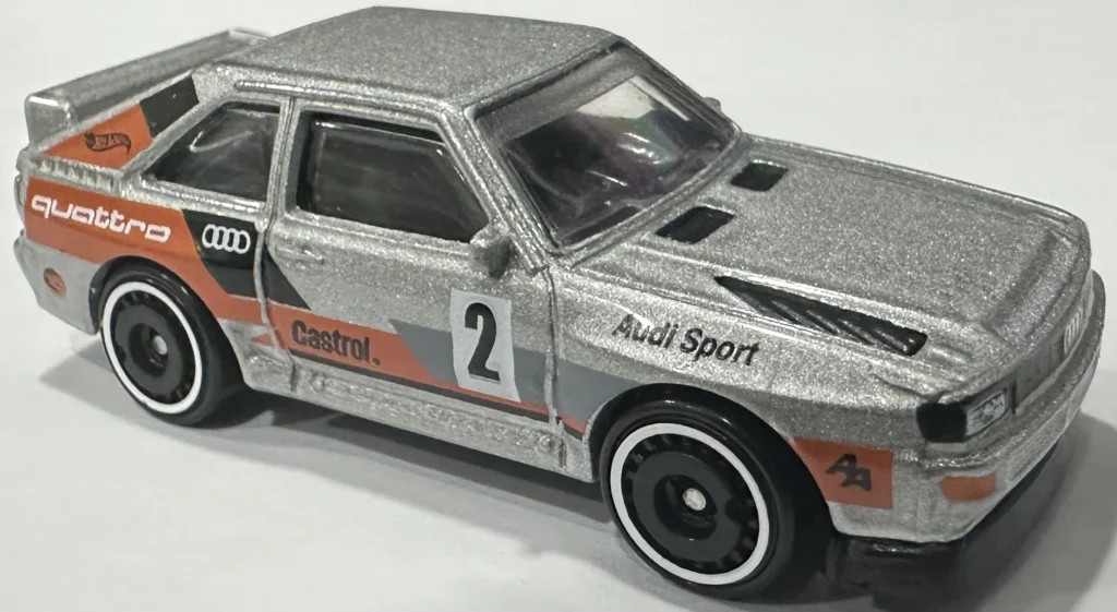 2025 Hot Wheels Mainline 246/250 '84 Audi Sport Quattro - Wild Widebody 5/5 Silver